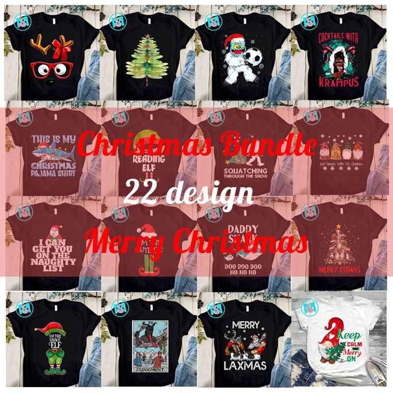 Download Christmas Bundle Png Merry Christmas Png Santa Claus Png Reindeer Png Gnomies Png Digital Download Buy T Shirt Designs
