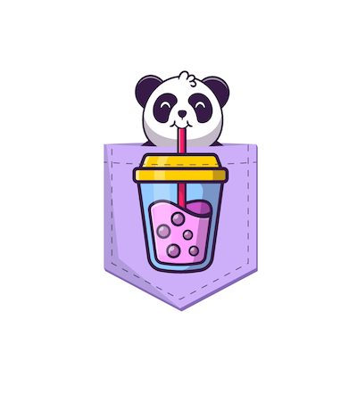 Panda pocket design animal pocket – svg – ai – eps – png – jpg