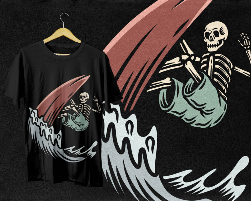 10 TROPICAL DEATH SURFER DESIGN BUNDLE