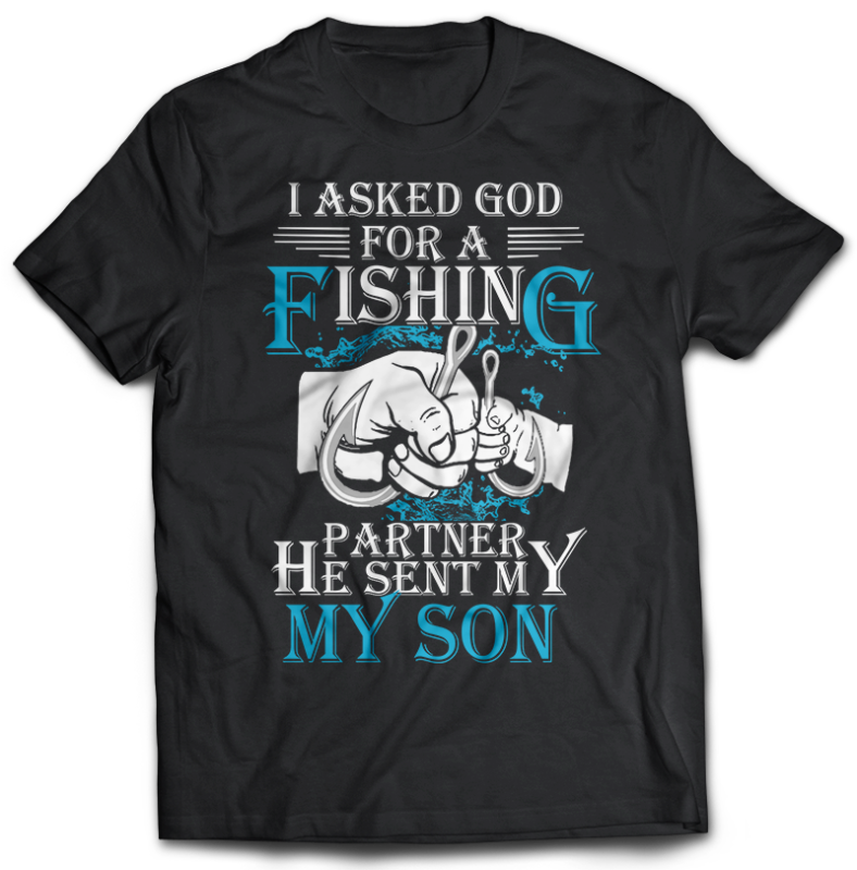 54 Fishing Bundle Tshirt Design Completed with PSD File Editable Text And Layer UPDATE