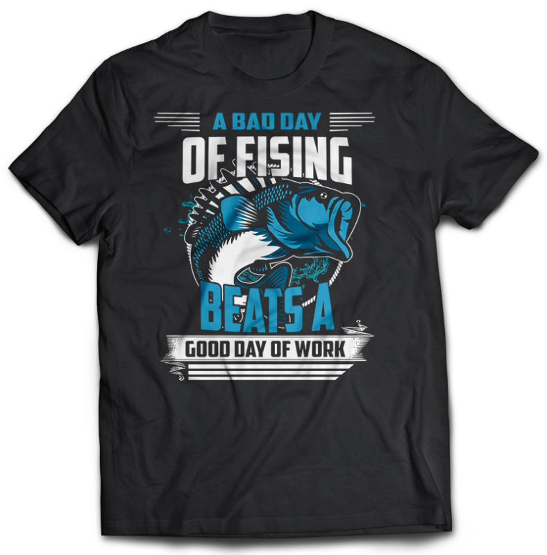 117 Fishing FISH Bundle tshirt design completed with psd file editable text and layer