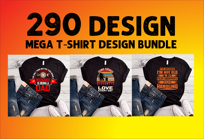 290 best selling t shirt designs bundle - Buy t-shirt designs