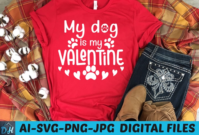 dog valentines day shirt