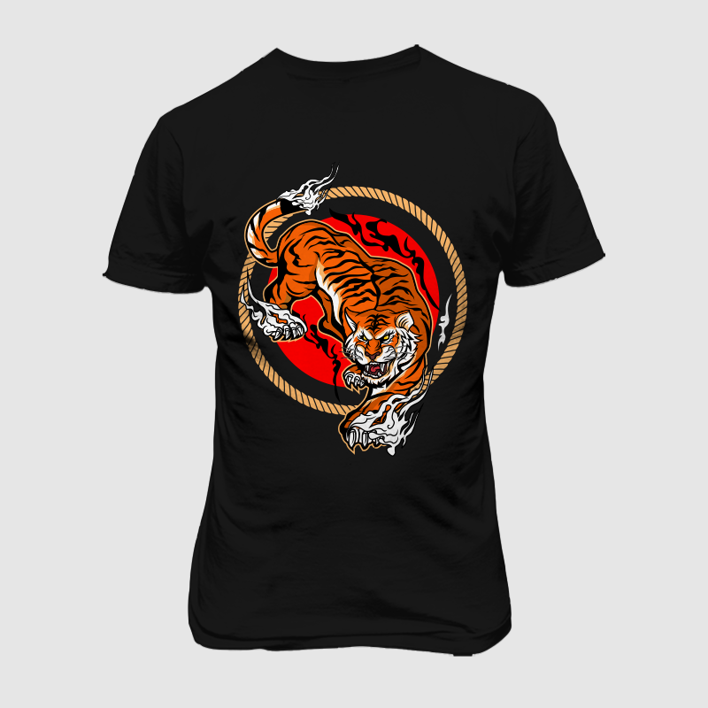 Tiger Keep Calm T Shirt Vector Design