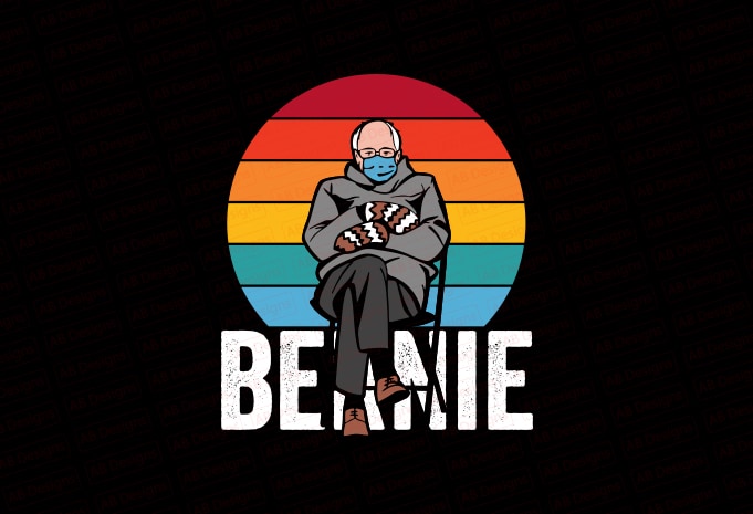 Bernie sanders mittens T-Shirt Design