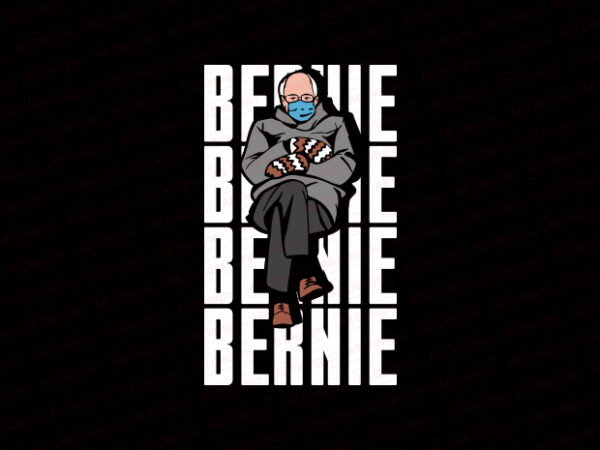 Bernie sanders mittens t-shirt design