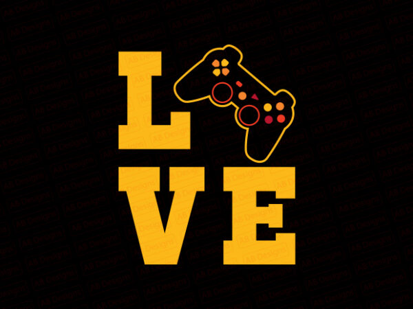 Love game t-shirt design