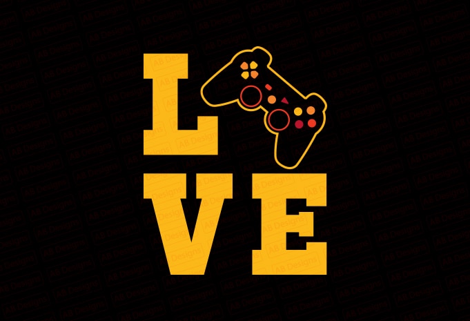 Love game T-Shirt Design