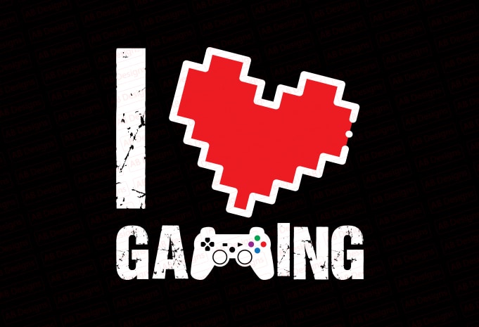 I love game T-Shirt Design