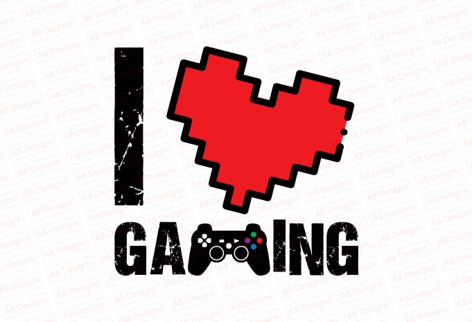 I love game T-Shirt Design