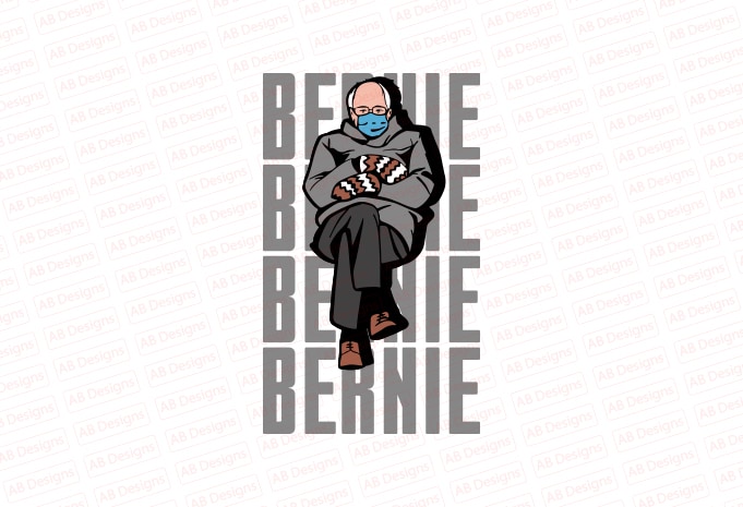 Bernie sanders mittens T-Shirt Design