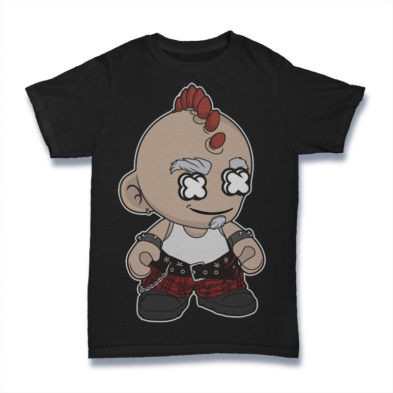 25 Kid Cartoon Tshirt Designs Bundle #2