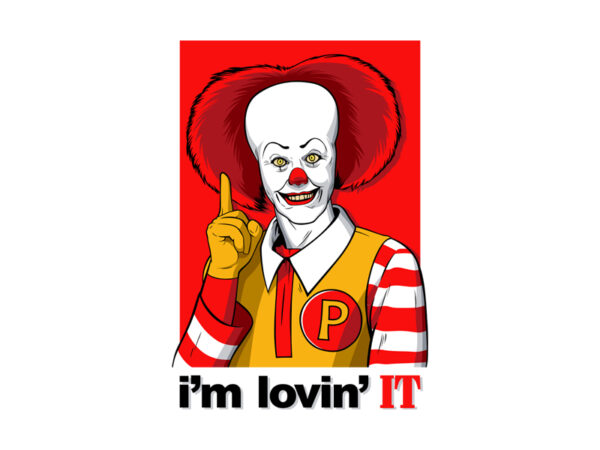 I’m lovin’ it t shirt design for sale