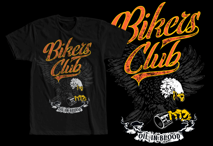 BIKER CLUB - Buy t-shirt designs