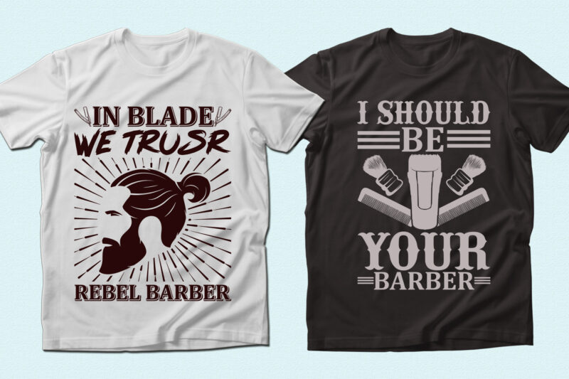 Trendy 20 Barber quotes T-shirt Designs Bundle — 98% Off