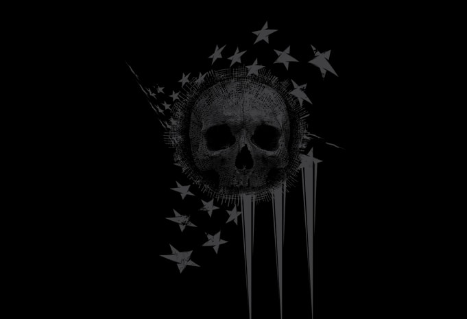 usa flag skull cool - Buy t-shirt designs