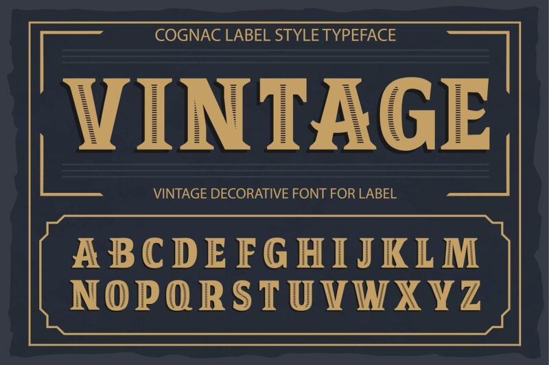 Vintage fonts bundle + all bonus