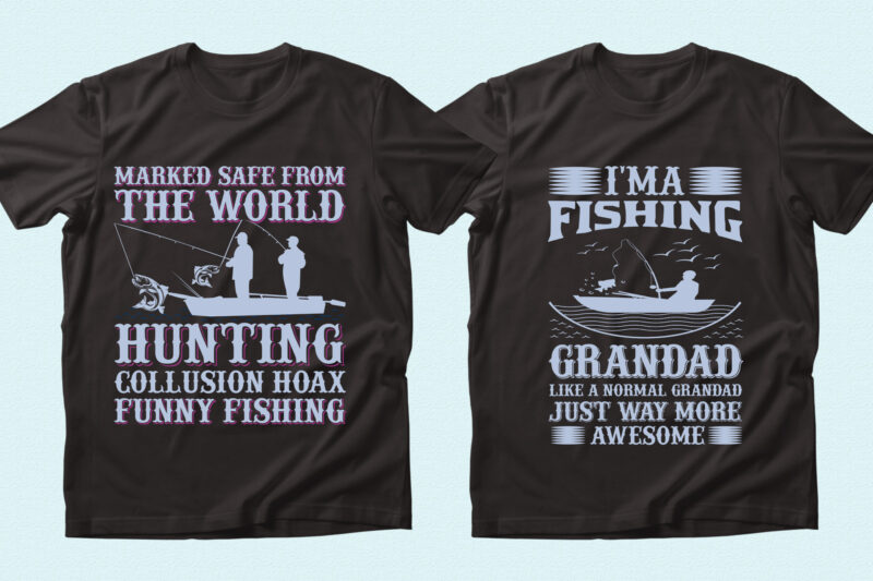 Trendy 20 fishing quotes T-shirt Designs Bundle — 98% Off