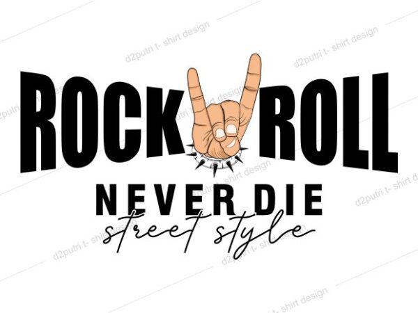 Music t shirt design graphic, vector, illustration rock and roll lettering typography