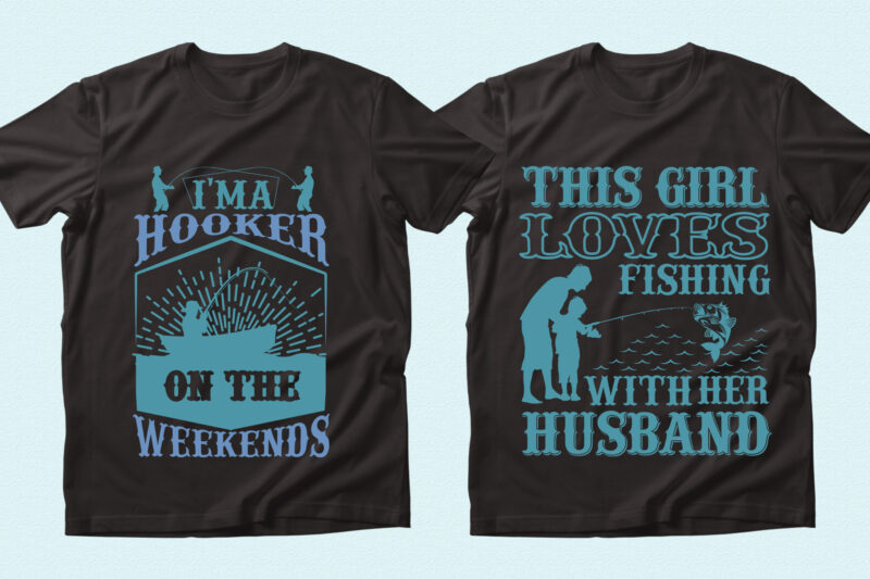 Trendy 20 fishing quotes T-shirt Designs Bundle — 98% Off