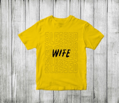 Blessed wife – blessed family quotes t shirt designs , blessed family svg , blessed family craft