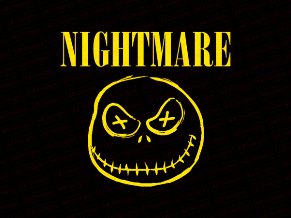 Nightmare t-shirt design