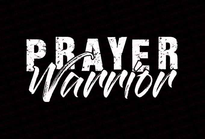 Prayer warrior T-Shirt Design