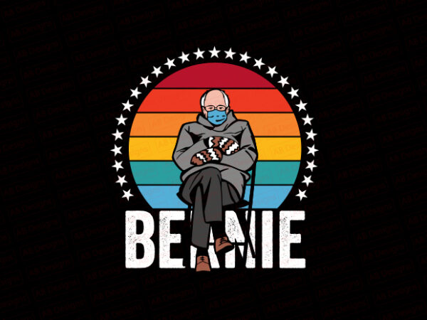 Bernie sanders mittens t-shirt design