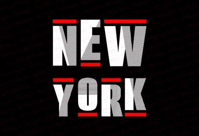 NYC, New york city USA T-Shirt Design