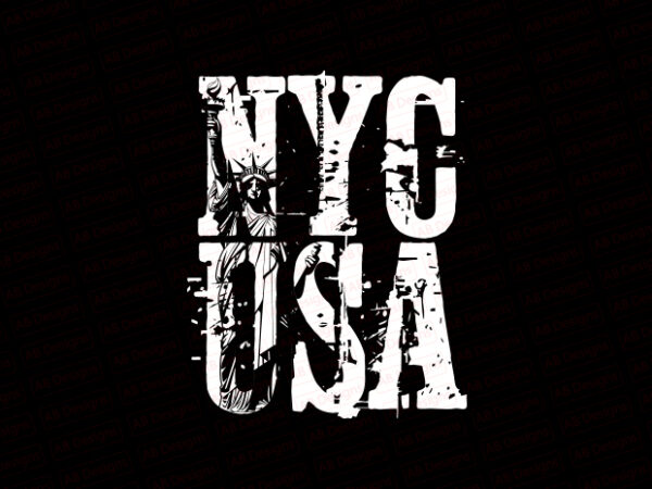 Nyc usa t-shirt design