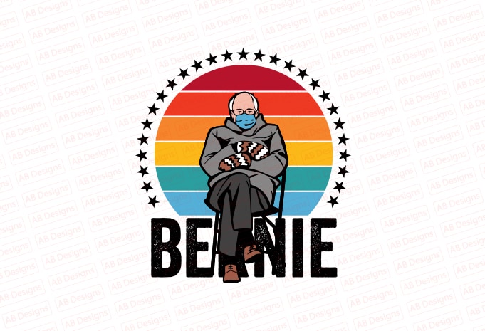 Bernie sanders mittens T-Shirt Design