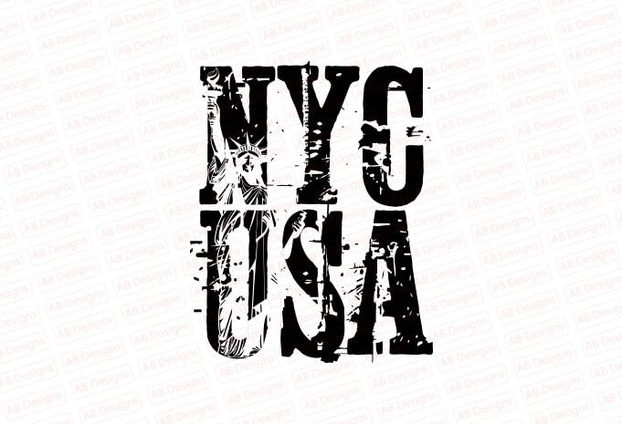 NYC USA T-Shirt Design