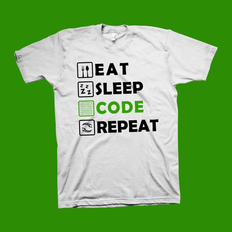 Eat Sleep Code Repeat T Shirt Design Gamer T Shirt Svg Gamer Print Svg Gamer Shirt Gaming T Shirt Gamer Vector Illustration For Sale Buy T Shirt Designs