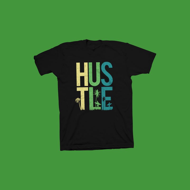 Hustle summer t shirt design, hustle t shirt design, hustle svg, hustle ...