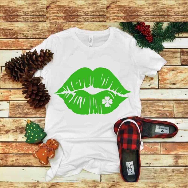 Lucky Kiss Lips svg, Lucky Kiss Lips, Lucky Kiss Lips patrick’s day svg, st.patrick’s day svg, patrick day svg, patrick day