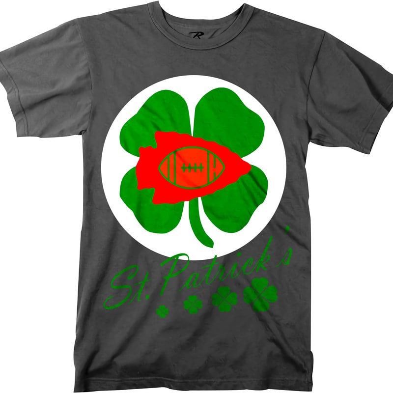 Free Happy st.patrick’s day, patricks day lover, kc chiefs nfl, kc chiefs football graphic t shirt