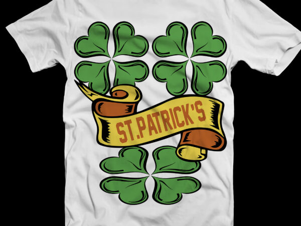 Happy st.patrick’s day, patricks day lover, clover, four leaf clover graphic t shirt