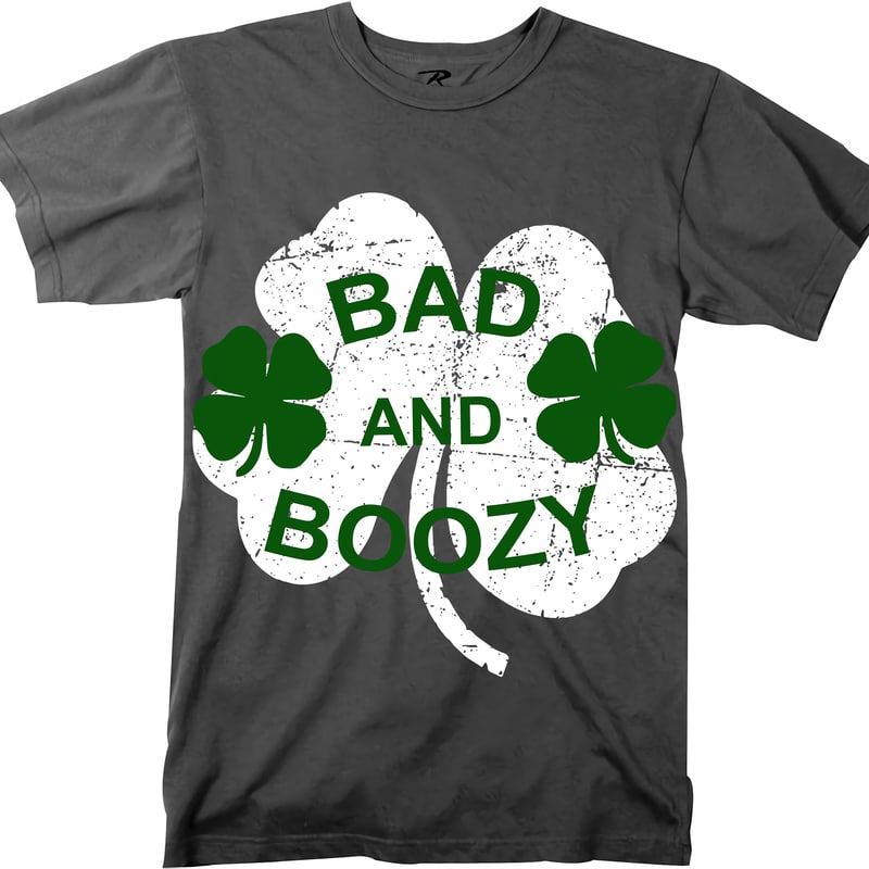 Free Bad & boozy svg, bad and boozy patrick’s day vector, patricks day lover, patricks day quotes