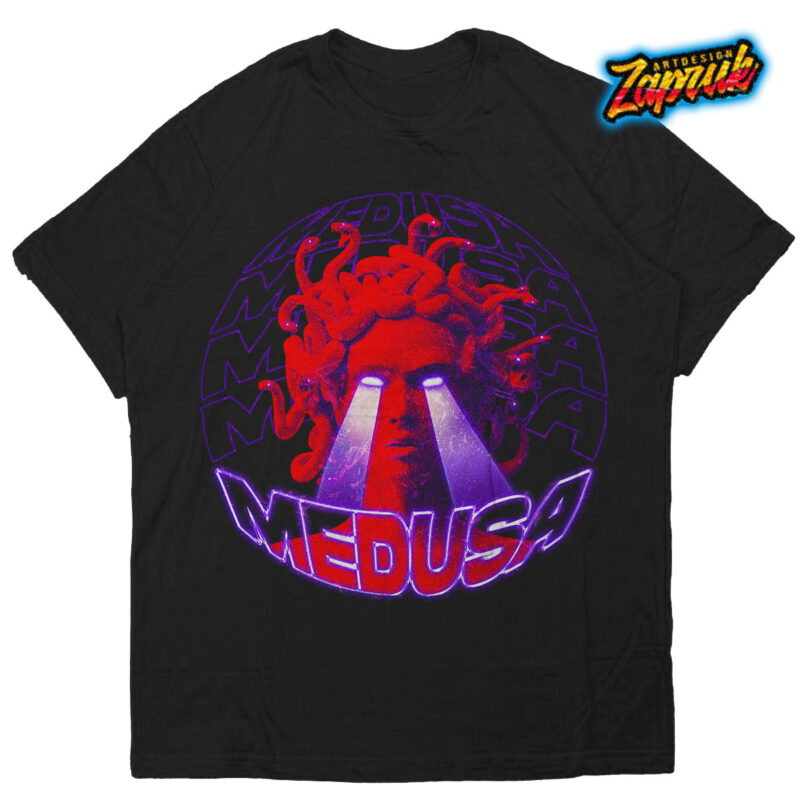 Medusa Trendy Modern Streetwear Tshirt design