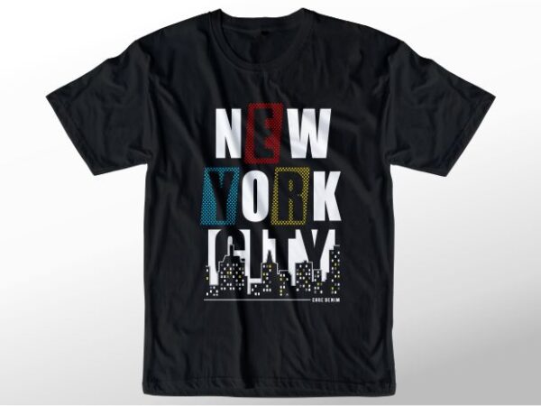 New york urban style t shirt design graphic vector