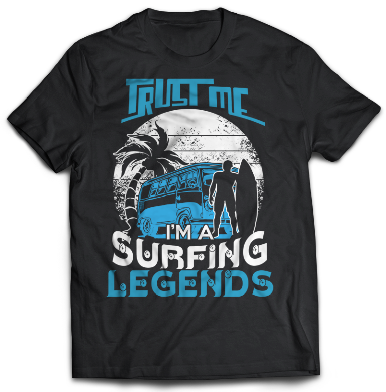 Download 65 Summer Beach Surfing Tshirt Designs Bundles Editable ...