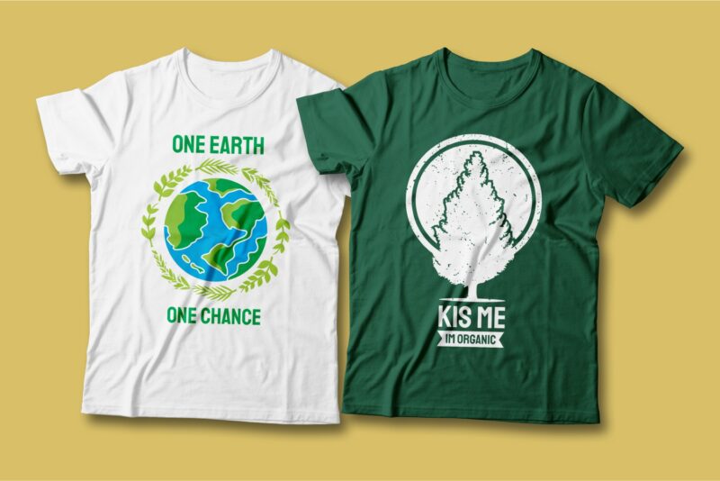 Earth day creative slogan t shirt designs Bundle vector editable. Earth day quotes t-shirt design bundle, Earth day t shirt, Earth day quote, Environment slogan and quote, vector t shirt design pack collection