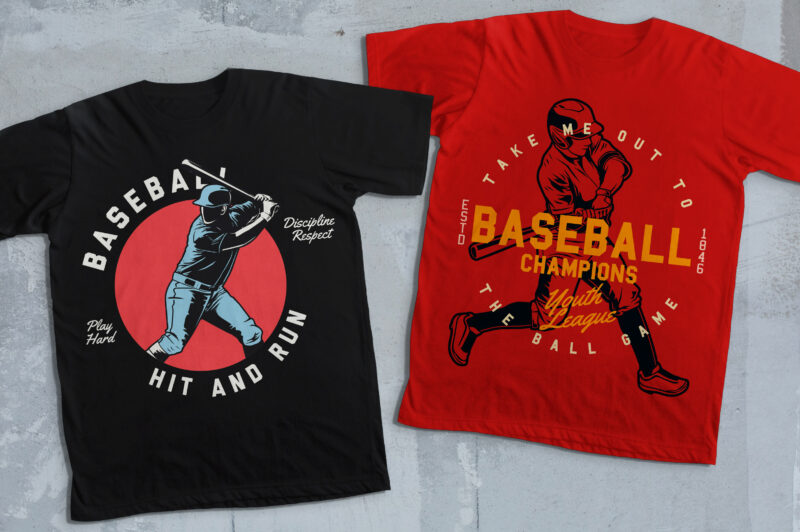 55 Various Sport T-shirt Design Bundles!