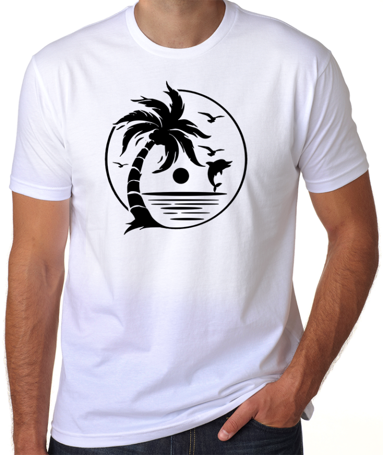 summer beach t shirt design