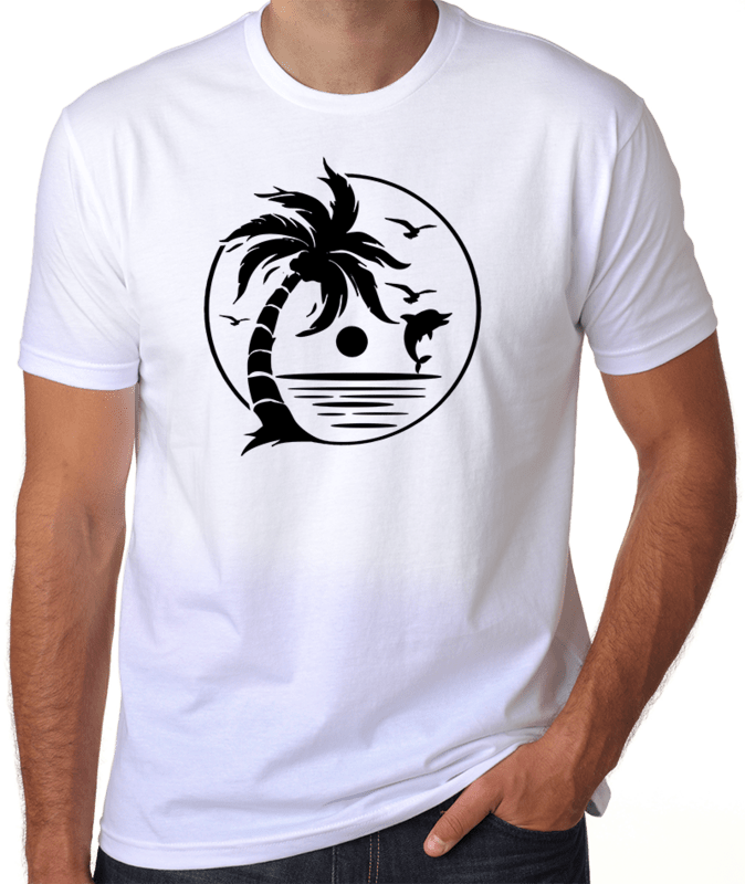 retro beach t shirt