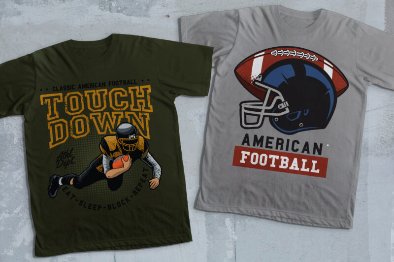 33 Football t-shirt design bundle