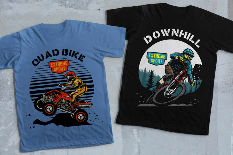 55 Various Sport T-shirt Design Bundles!