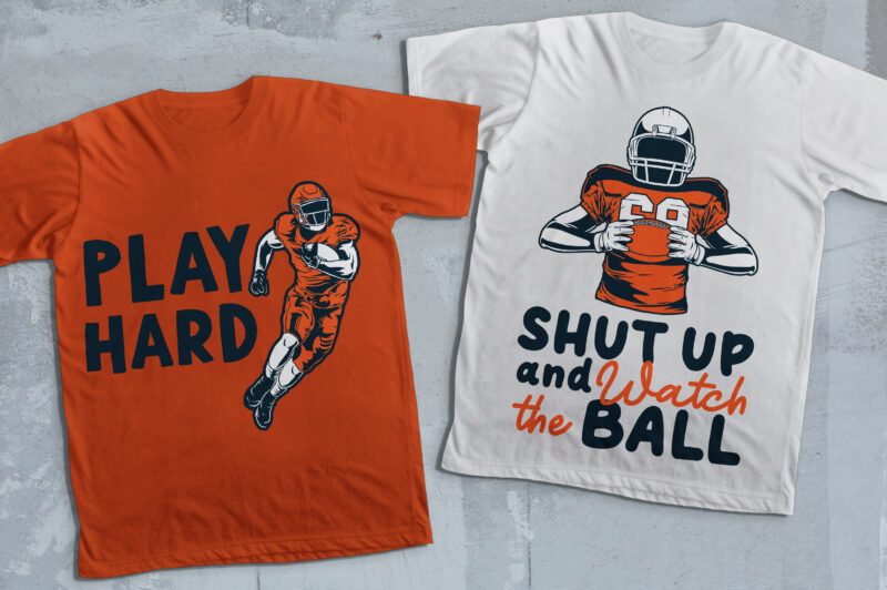 33 Football t-shirt design bundle