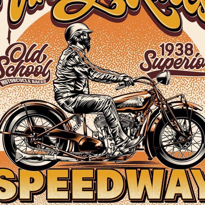 Vintage Races Speedway - Buy t-shirt designs