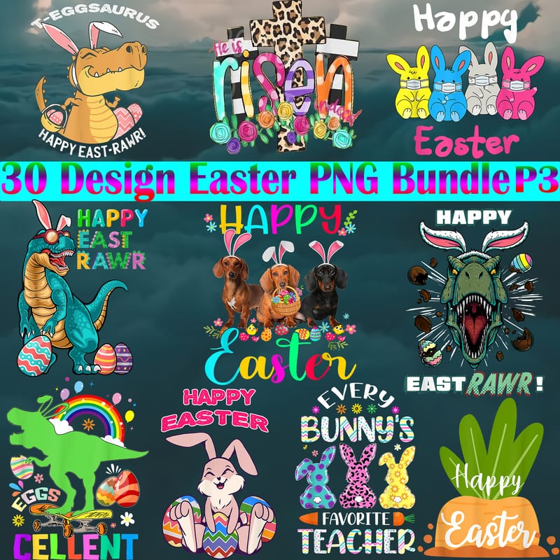 Free Easter png 30 bundle p3, easter bunny png, bundle easter, easter t shirt design